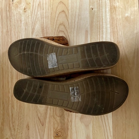 House of Harlow Brown Woven Slide Sandals Size 9M - Picture 7 of 7